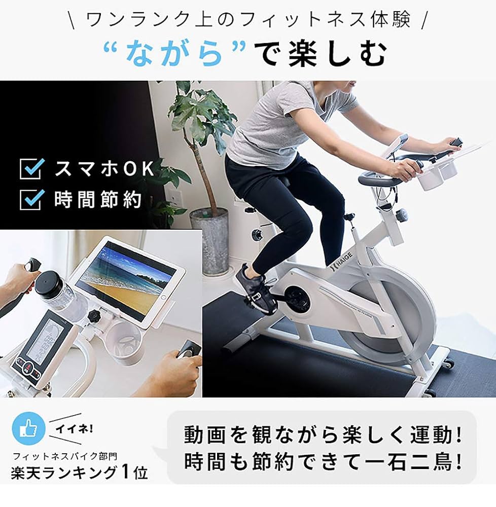 引き取り限定　ハイガー産業　スピンバイク　トレーニングバイク　バイク フィットネスバイク HG-YX-5006S | トレーニング,スピンバイク